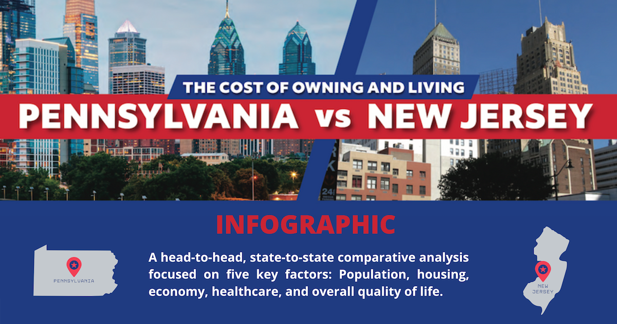 Living In Pennsylvania vs New Jersey